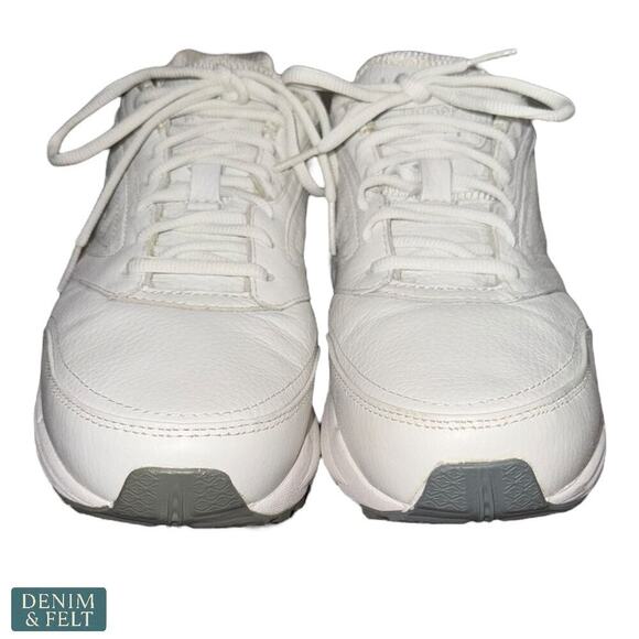 Brooks Addiction Walker Men’s White Leather Shoes Size 9 Wide 2E Comfort Walking main image 5